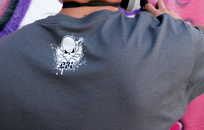Downbylaw Slider Scetch T-Shirt / Purple