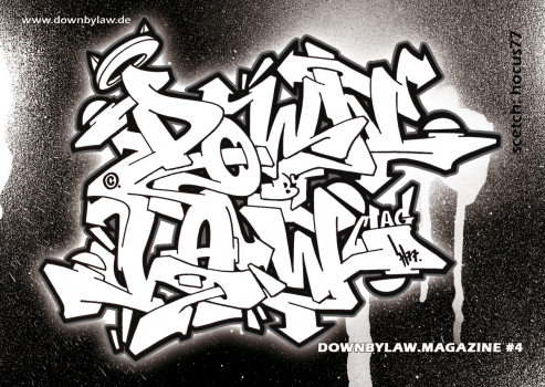 Downbylaw Magazine #4 Sticker
