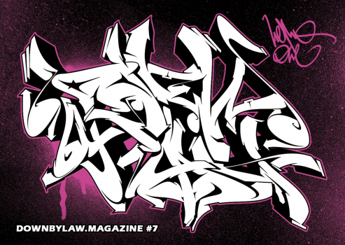 Downbylaw Magazine #7 Sticker