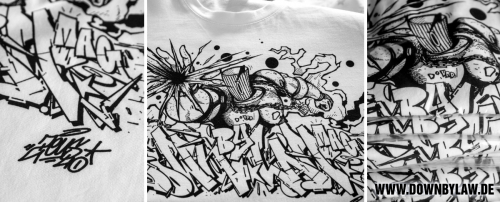 Downbylaw Magazine #15 - T Shirt by Zeus40 Wildboys Crew