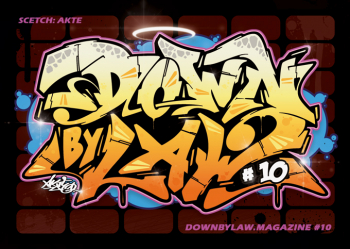 Downbylaw Magazine #10 Sticker