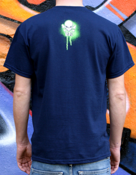 Downbylaw Graffiti T-Shirt Nemo Scetch / Marine Blau