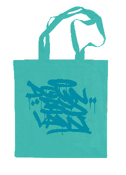 Downbylaw Slider Tag Bag - Turquoise